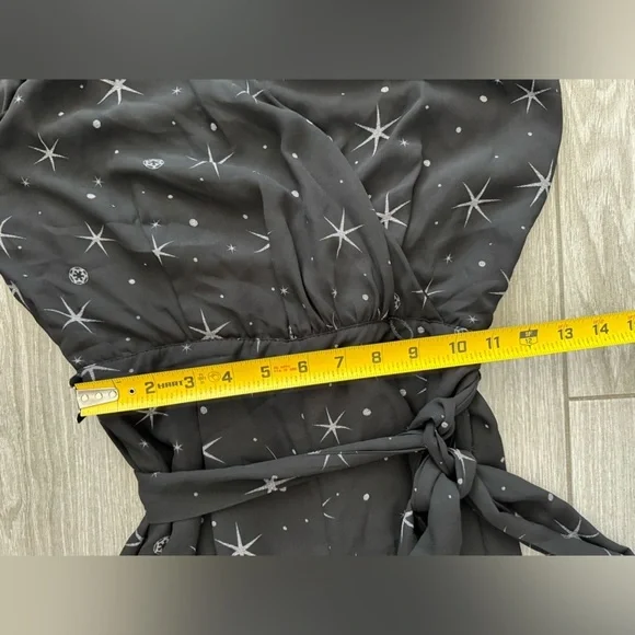 Star Wars|A Rogue One Black Star printed jumpsuit,wide leg & sleeveless•••Boho - Picture 9 of 11